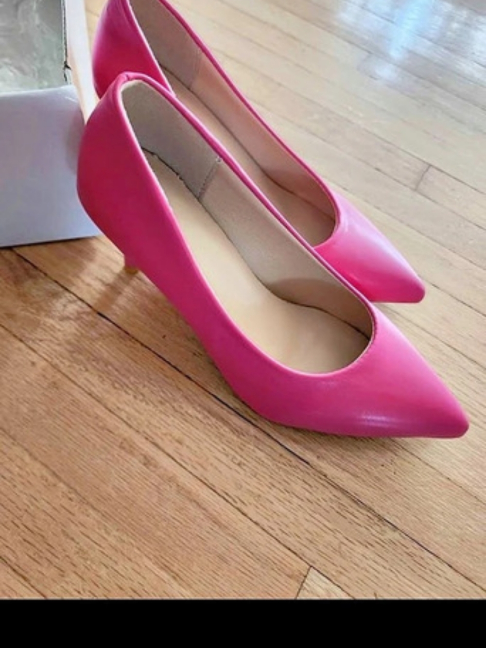 Pink Pointed-Toe Heels New In Box